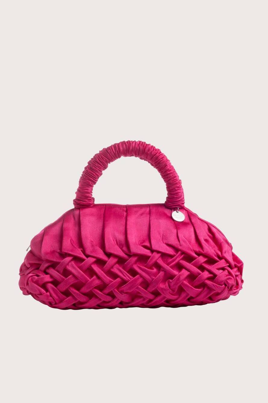 NEW MERLETTE women's lune mini handbag in pink